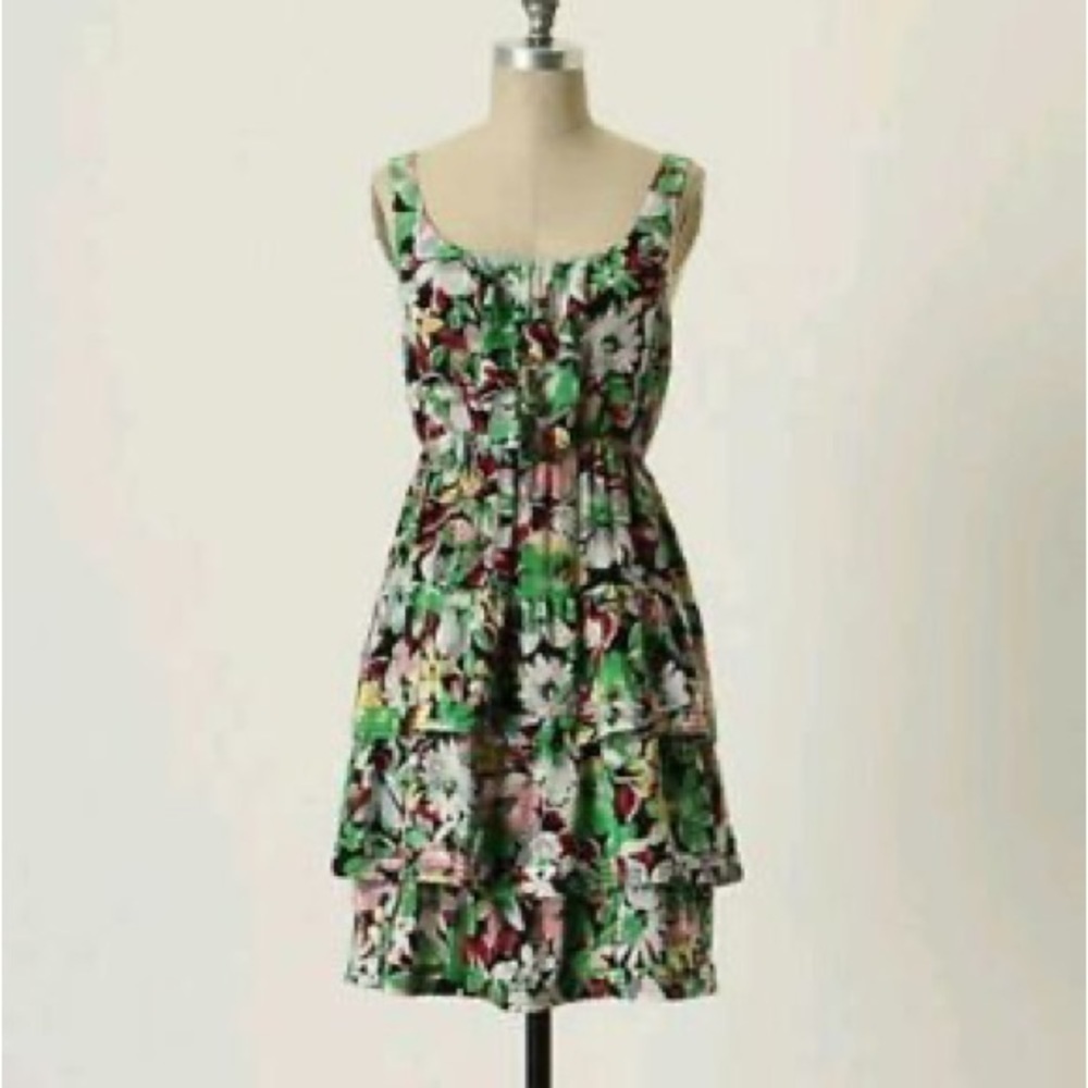Anthropologie Moulinette Soeurs Akebia Silk Dress